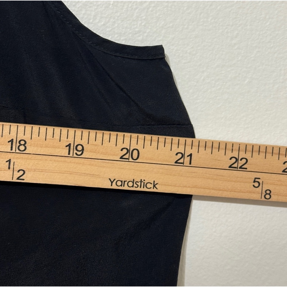 Lilly Pulitzer Silk Tank Top Size XL in Onyx Black - Picture 5 of 7